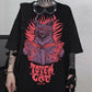 Goth Cat Y2K T-Shirt