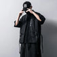 Japanese Harajuku Techwear Short-Sleeved Taoist Robes for Men