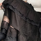 High-Low Gothic Lace Ruffle Skirt High Low Ruched Ruffle Pleated Skirts rok