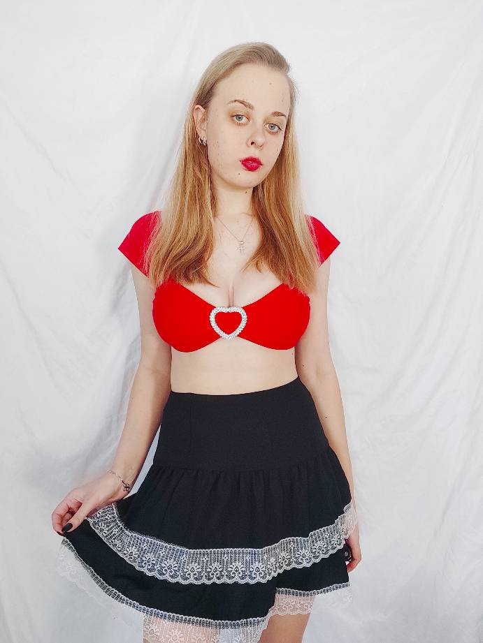 Gothic Lolita Cake Mini Skirt