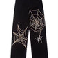 Y2K Spider Baggy Harem Pants