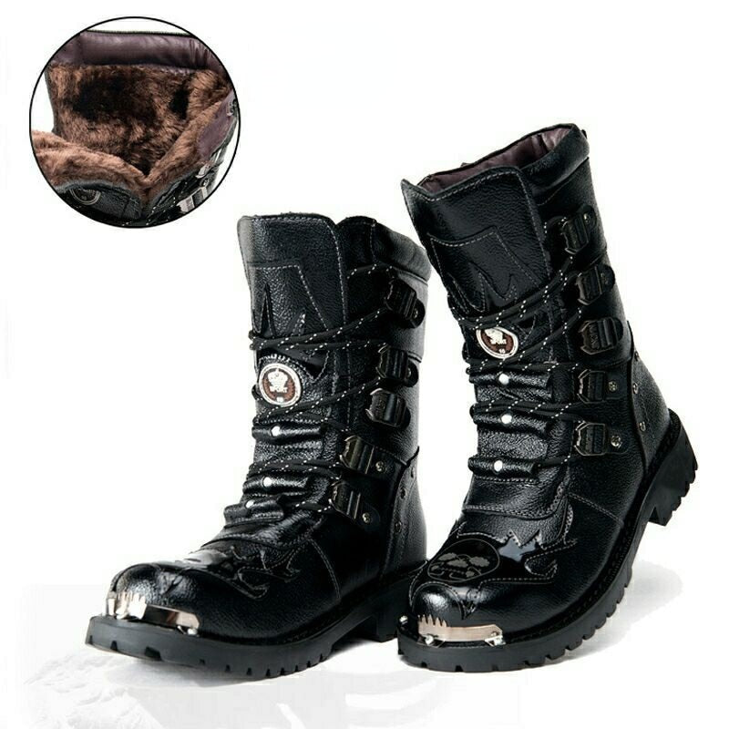 Gothic Belt Punk Boots