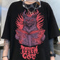 Goth Cat Y2K T-Shirt