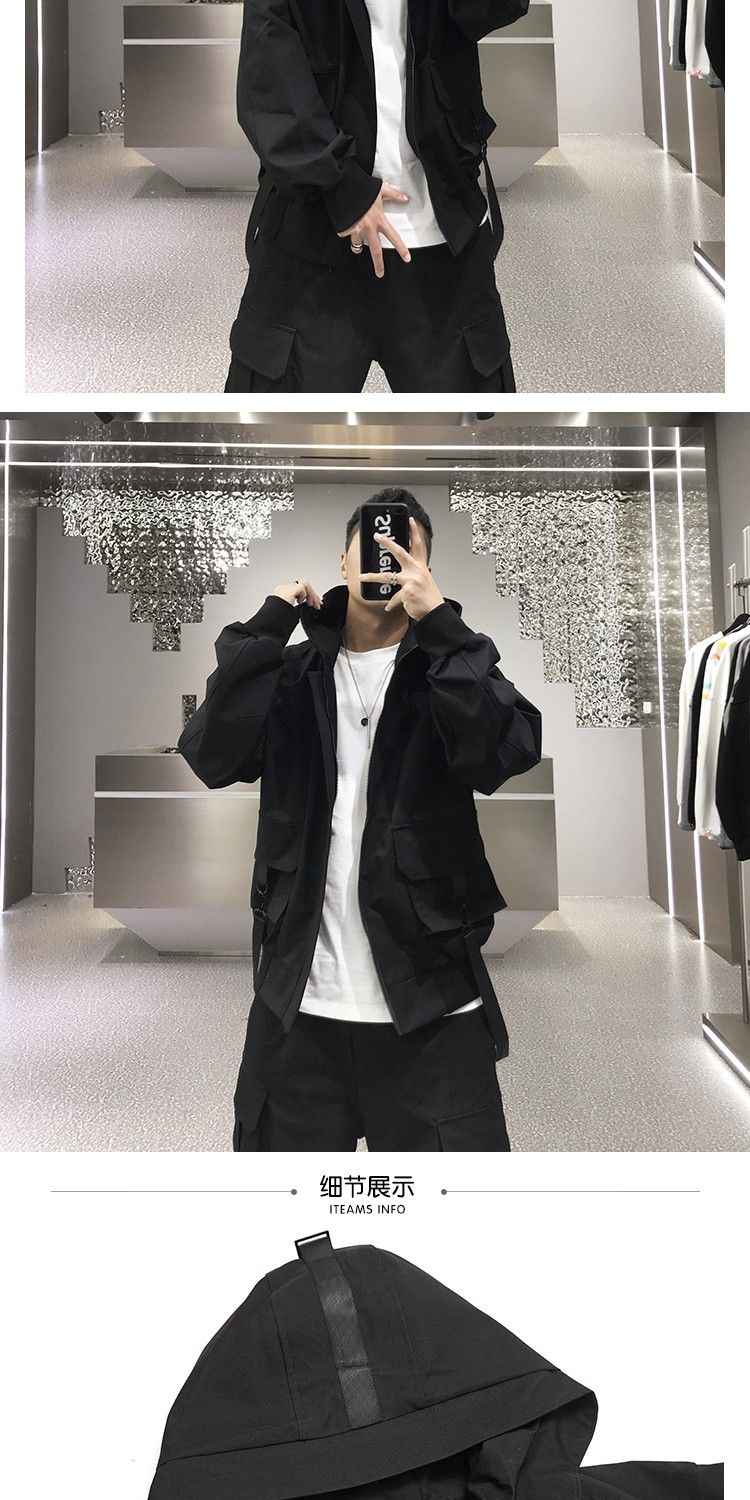 Gothic Streetwear Safari Style Coat