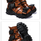 Punk Gothic Leather Motorcycle Boots