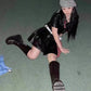 Gothic Winter Wedge Heel Boots