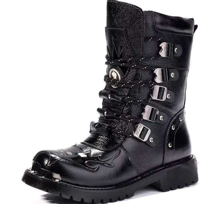 Gothic Belt Punk Boots