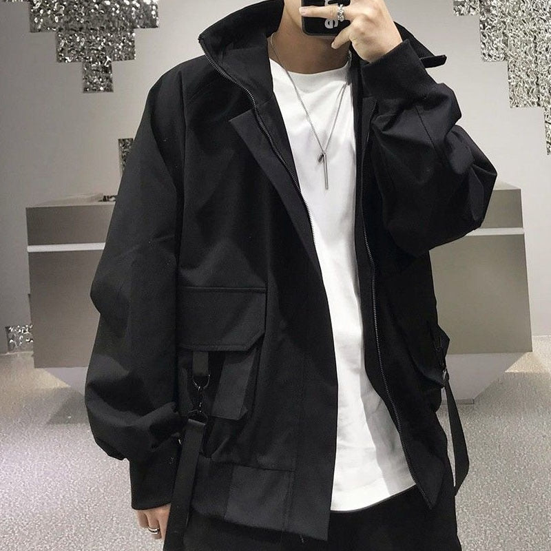 Gothic Streetwear Safari Style Coat