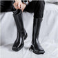 Gothic Military Combat Leather Boots