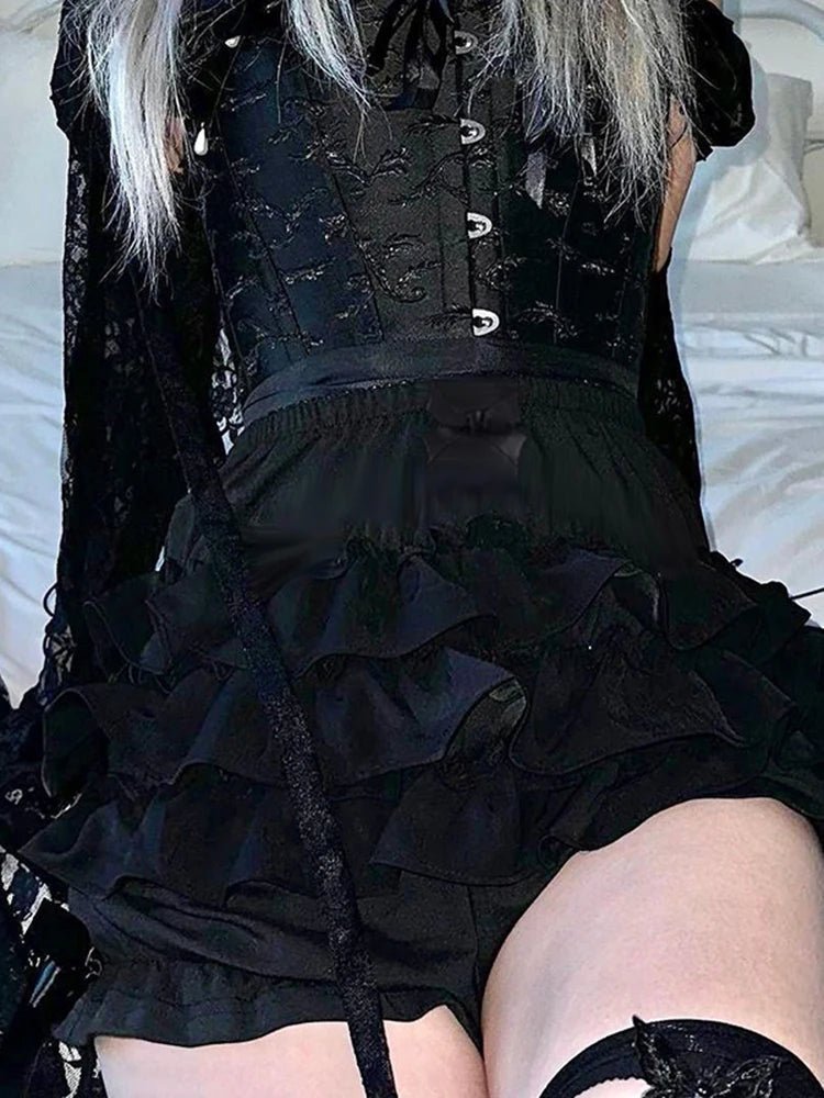 AltGoth Mall Goth Hotsweet Shorts Women Aesthetic