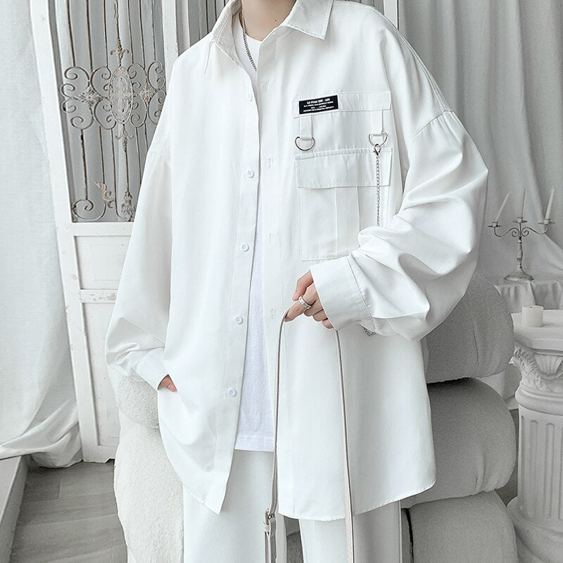 Men's Alt Oversized Streetwear Shirt