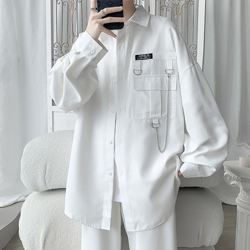 Men's Alt Oversized Streetwear Shirt