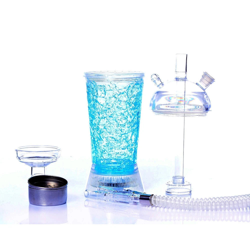 Portable Car Hookah Cup Shisha Set with Colorful LED Light