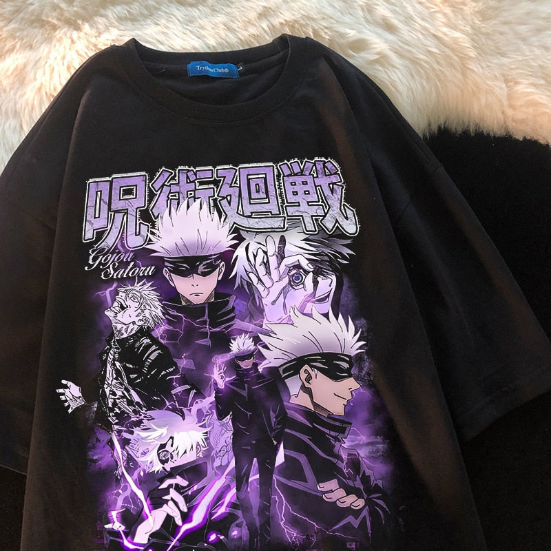 Japanese Anime Jujutsu Kaisen oversized top