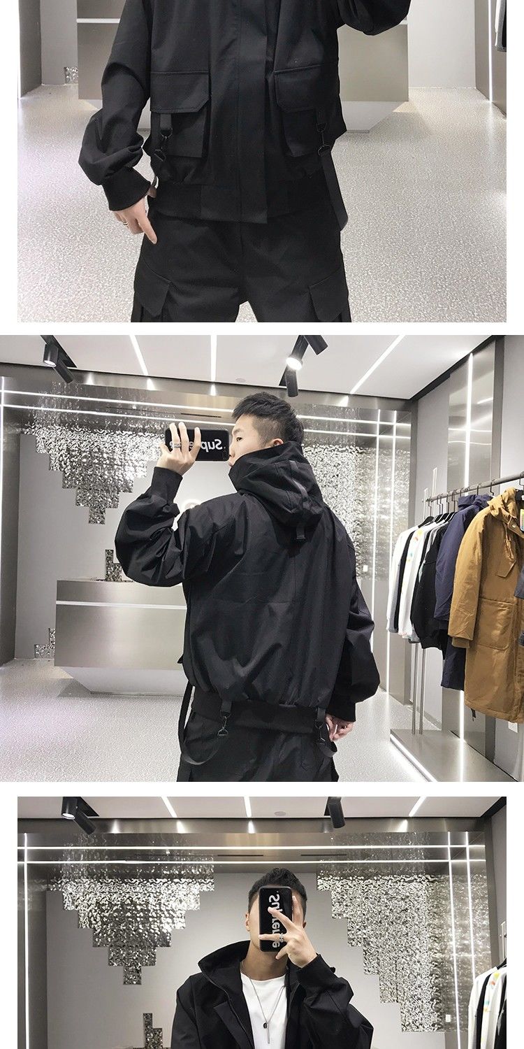 Gothic Streetwear Safari Style Coat