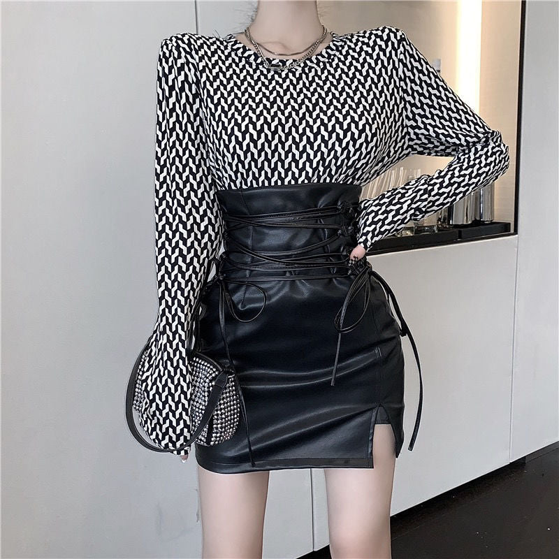 Gothic Pencil Skirt Women
