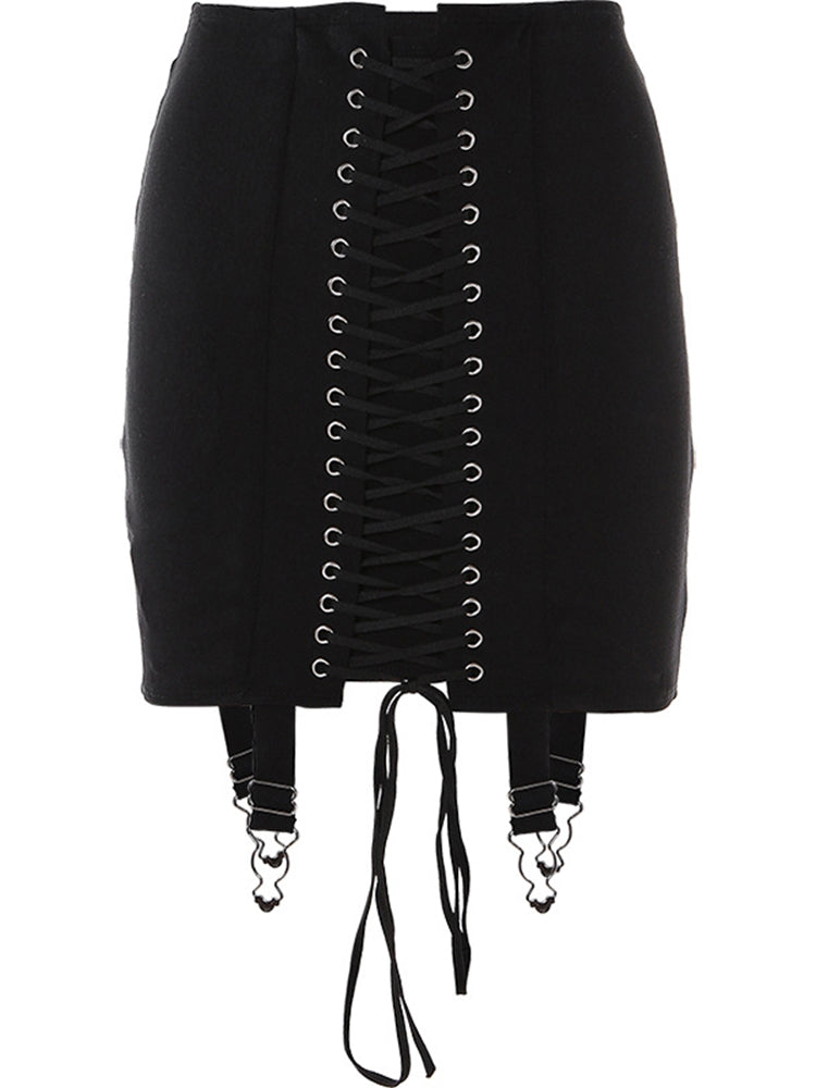 Gothic Y2K Vintage Mini Skirt
