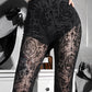Gothic Black Flare Pants