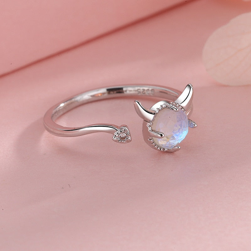 Finger Rings for Couples-Romantic Angel and Demon Wings