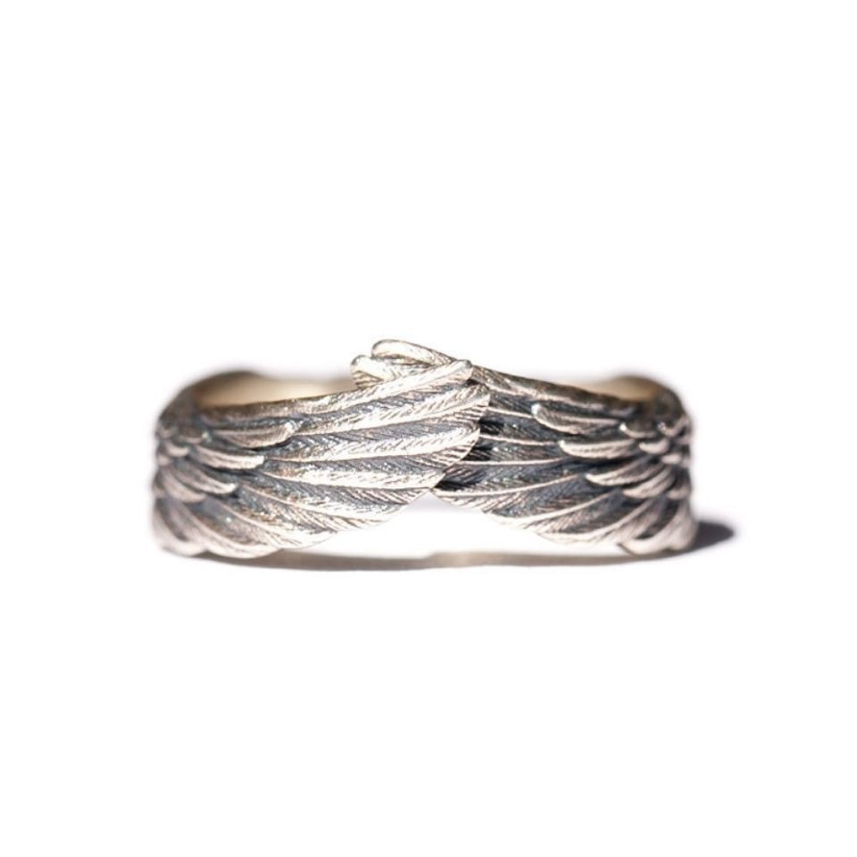Finger Rings for Couples-Romantic Angel and Demon Wings