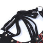 Y2K Gothic Black Halter Camis