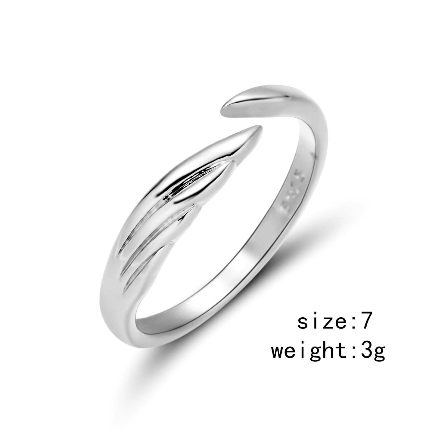 Finger Rings for Couples-Romantic Angel and Demon Wings