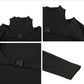 Gothic Korean Style Buckle Women Turtleneck Sleeve T Shirt - Step up Your Style Game with this Trendy Top