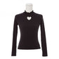 Gothic Love Heart Hollow Out Shirt