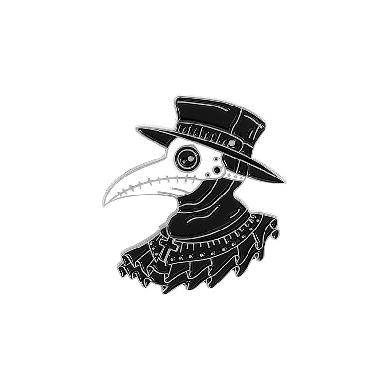 Gothic Brooches for Black Death Fashion