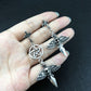 Gothic Halloween Sword Earrings
