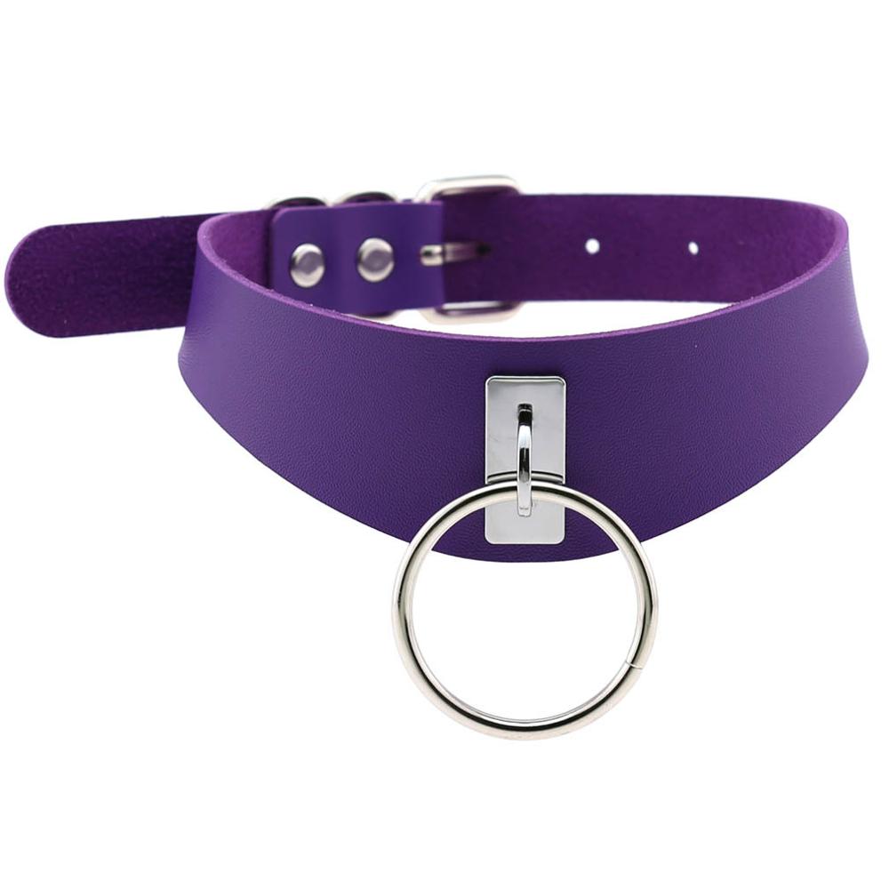 Leather Gothic choker