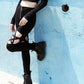 Gothic Black Pants Five Pointed Star Trousers