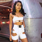 Gothic Button Crop Top
