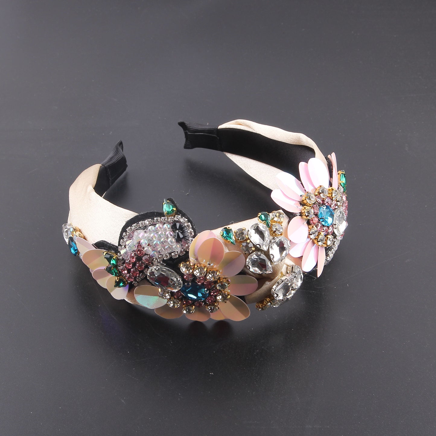 Rhinestone Sunflower Headband