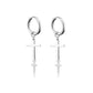 Gothic Chain Hoop Earrings with Multiple Pendant Designs