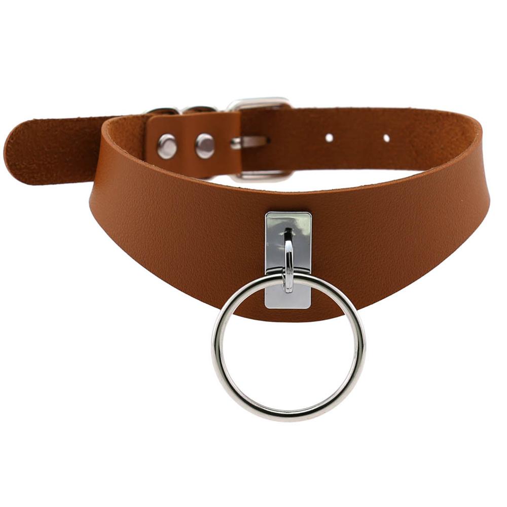 Leather Gothic choker