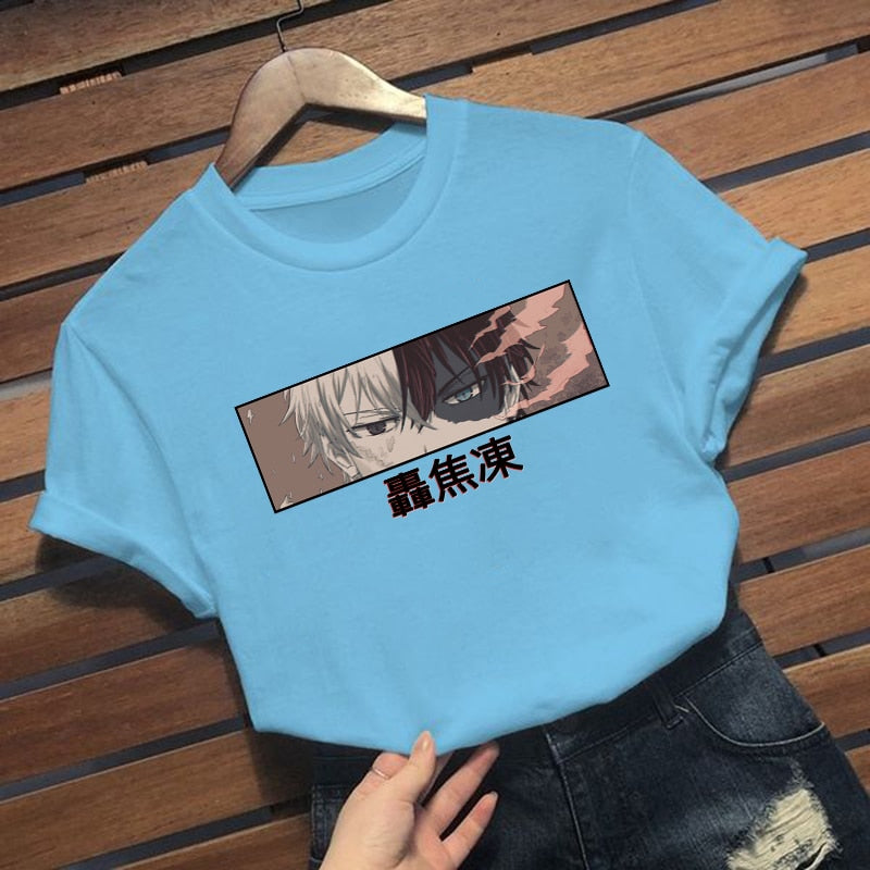 My Hero Academia Shoto Todoroki Anime Harajuku T-shirt