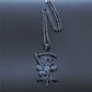 Gothic Sickle Rose Necklace