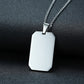 Stainless Steel Double Dog Tag Necklace