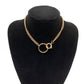 Punk Stainless Steel Padlock Necklaces