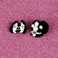 Gothic Skull Face Puzzle Lapel Pin