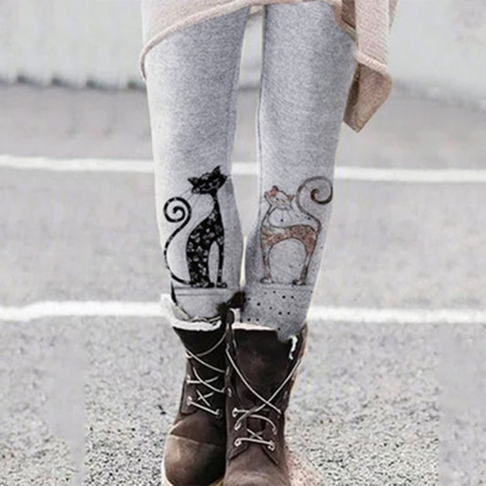 Gothic High Waist Xmas Trousers