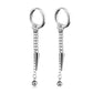 Gothic Chain Hoop Earrings with Multiple Pendant Designs