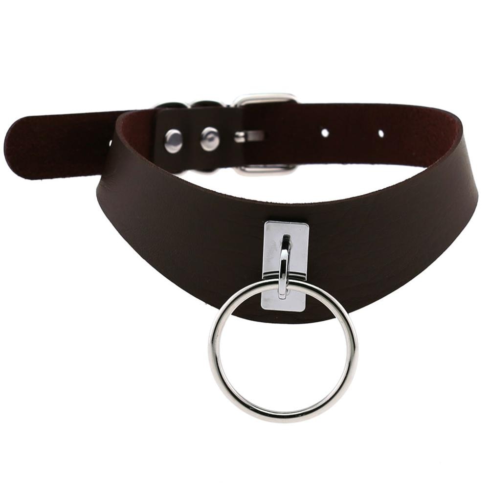 Leather Gothic choker