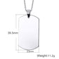Stainless Steel Double Dog Tag Necklace