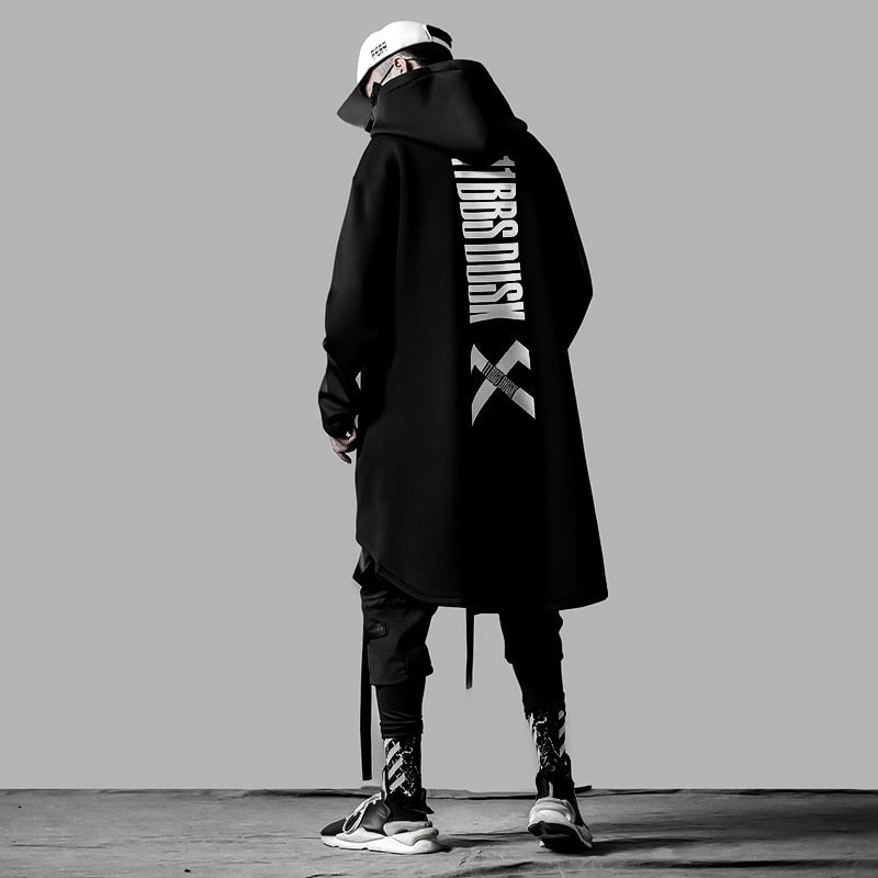 Experience ultimate comfort and style with our Gothic hooded sweatshirt."