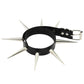 Gothic Choker Necklace - Big Long Spikes with Rivets