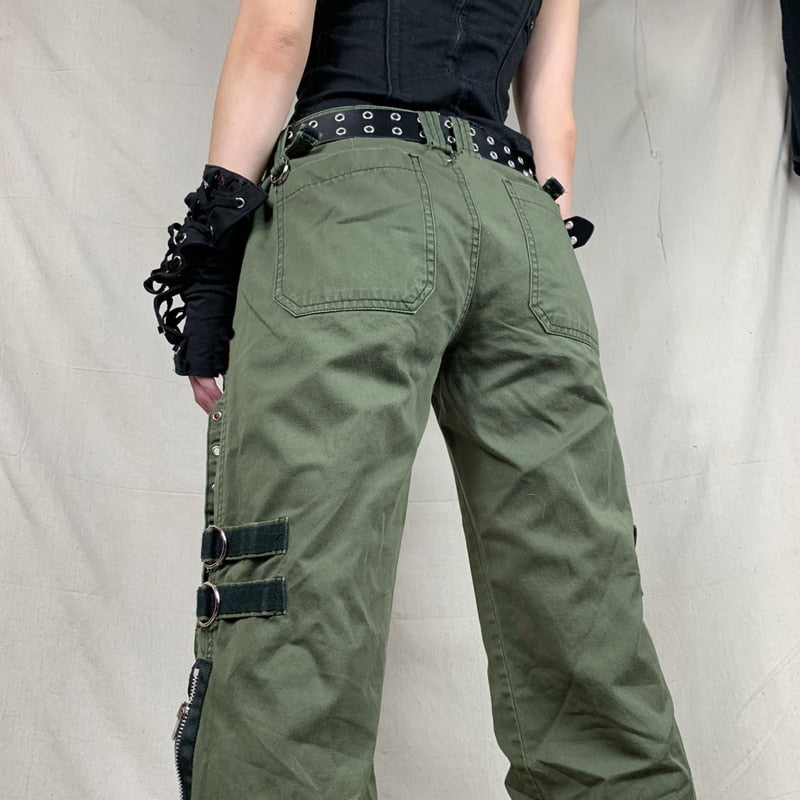 Gothic Baggy Cargo Pants