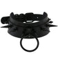 Gothic Choker Strap Necklaces with Multiple Spike and Pendant Designs