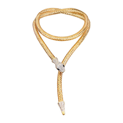 Snake Necklace Women Goth Choker Collares